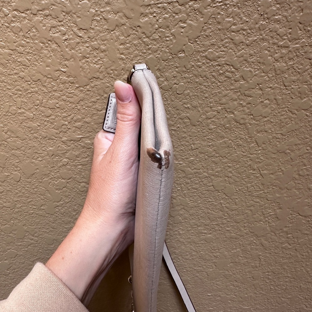 Coach Tan Small Crossbody Wallet - Picture 6 of 7